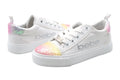 Bebe Youth Girls Low Top Sneaker With Glitter Toe Cap, Sizes 11-4