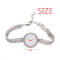 Starry Sky Center Pupil Crystal Tennis Chain Anklet Bracelet Diamond Jewelry