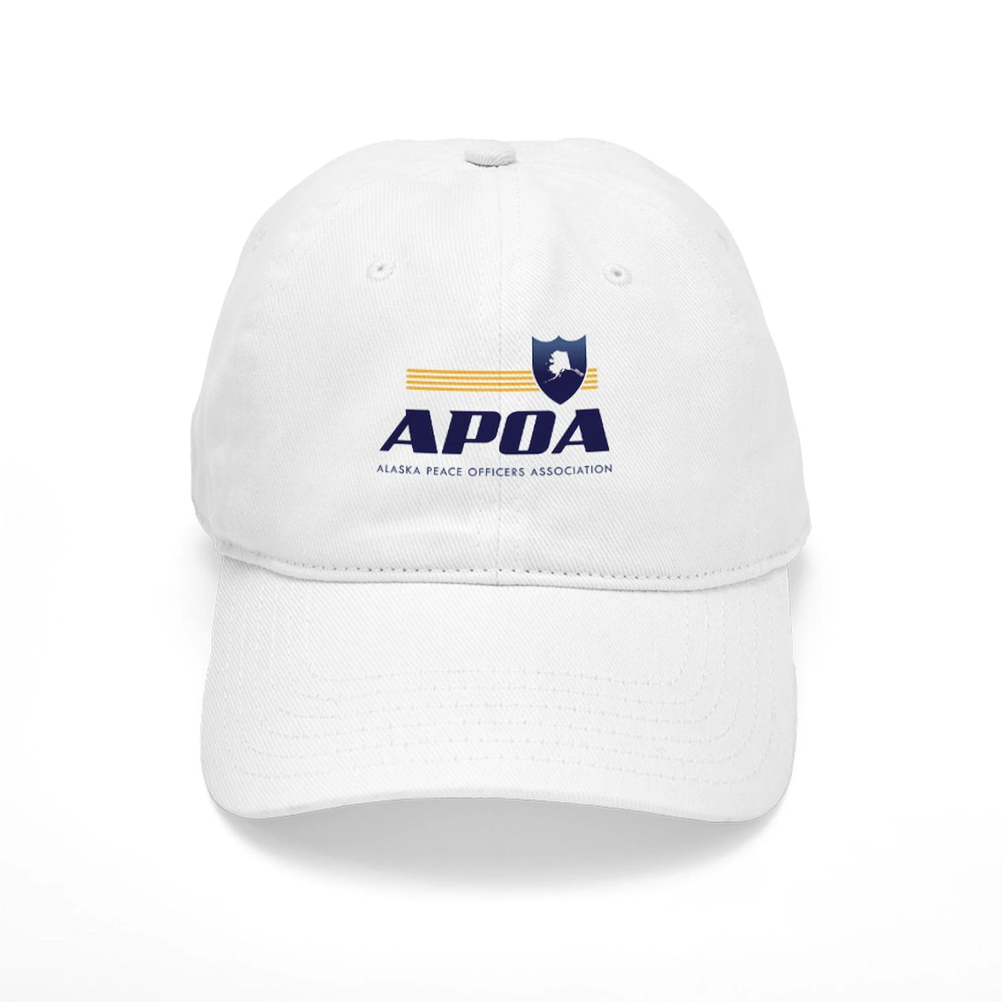 CafePress - Apoa Logo - Printed Adjustable Cotton Canvas Baseball Hat