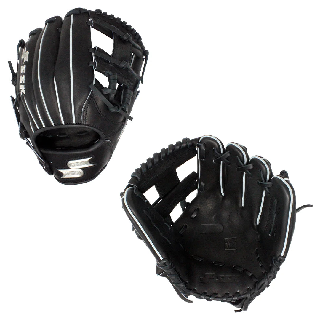 SSK Z9 Maestro 11.5 Infield Baseball Glove Z9-1150BLKSLV1