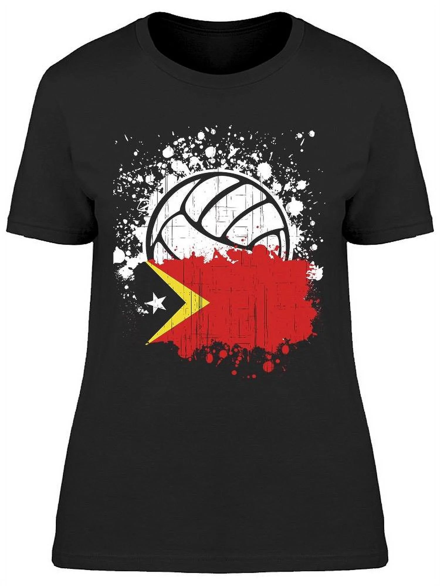 Volleyball Team Of Timor Leste T-Shirt Women -Image by Shutterstock Women T-Shirt, Female Small
