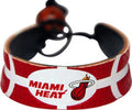 Miami Heat Team Color Basketball Bracelet--Package of 2