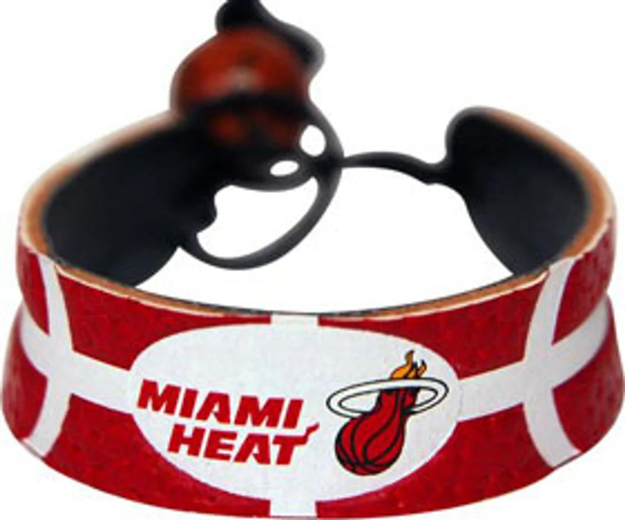 Miami Heat Team Color Basketball Bracelet--Package of 2