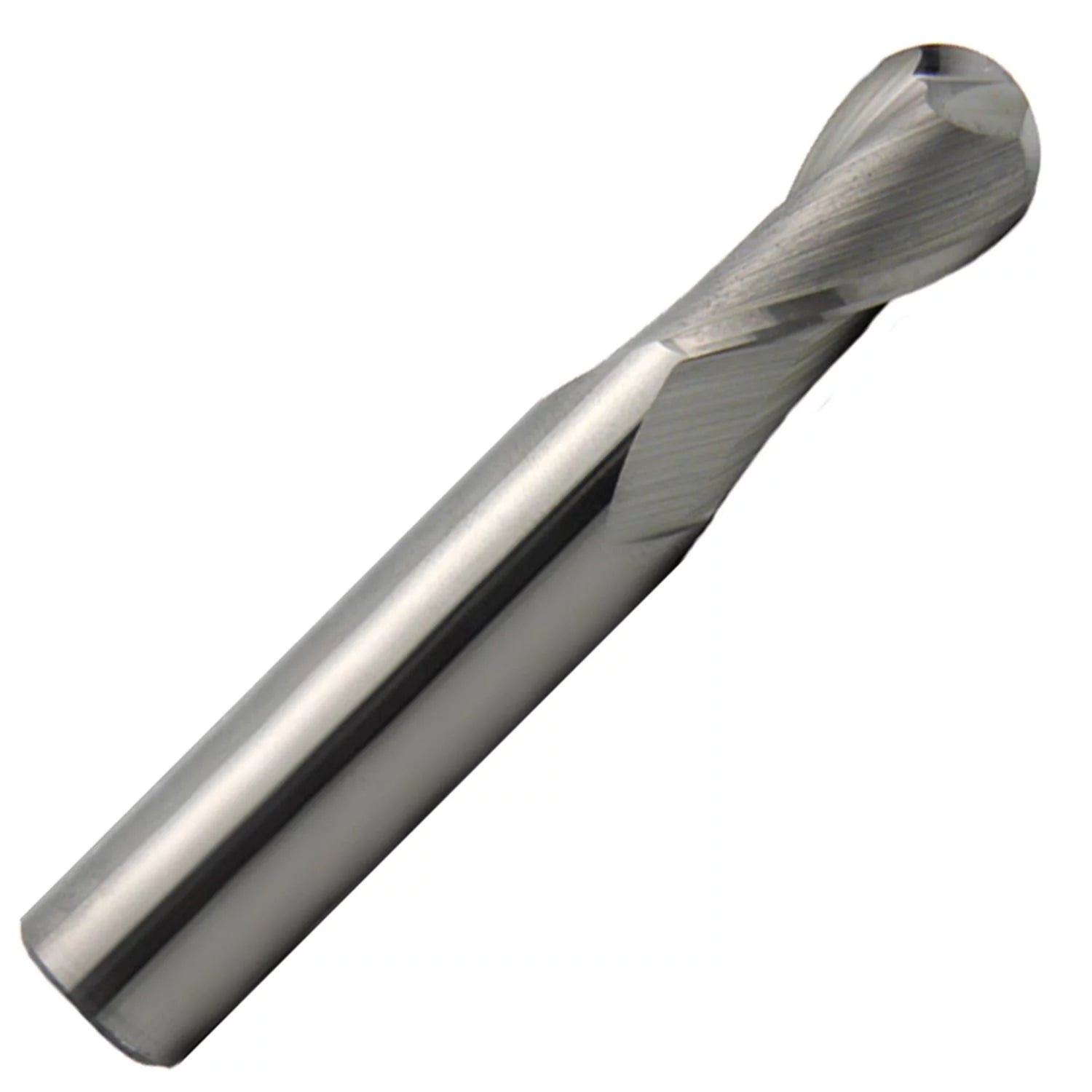 17/64 Diameter 2 Flute Single End Ball 30¡ã Carbide End Mill End, 3/4Length of Cut, 5/16 Shank, 2-1/2 OAL