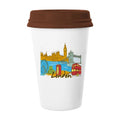 UK the United Kingdom London Mug Coffee Drinking Glass Pottery Cerac Cup Lid