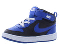 Nike Court Borough Mid 2 Ac Baby Boys Shoes Size 8, Color: Black/Blue