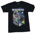 WWE Mens T-Shirt  -  WrestleMania Ultimate Warrior Macho Man & More Poster (Medium)