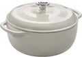 Lodge EC7D43 Enameled Cast Iron Dutch Oven  7.5-Quart  Island Spice Red