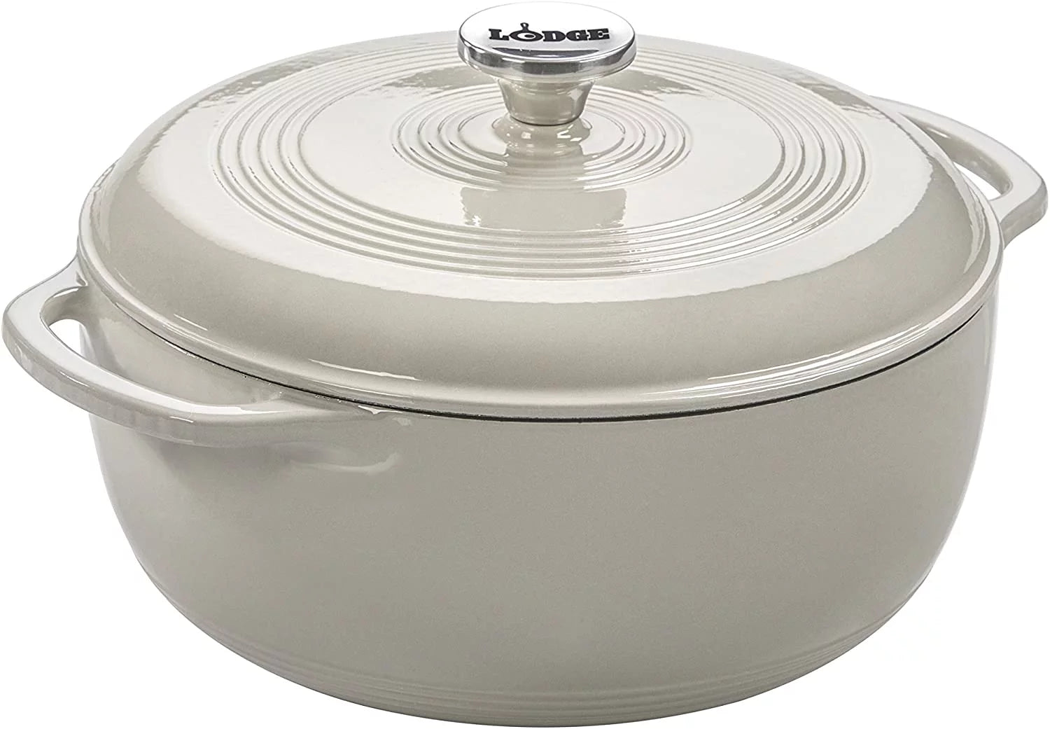 Lodge EC7D43 Enameled Cast Iron Dutch Oven  7.5-Quart  Island Spice Red