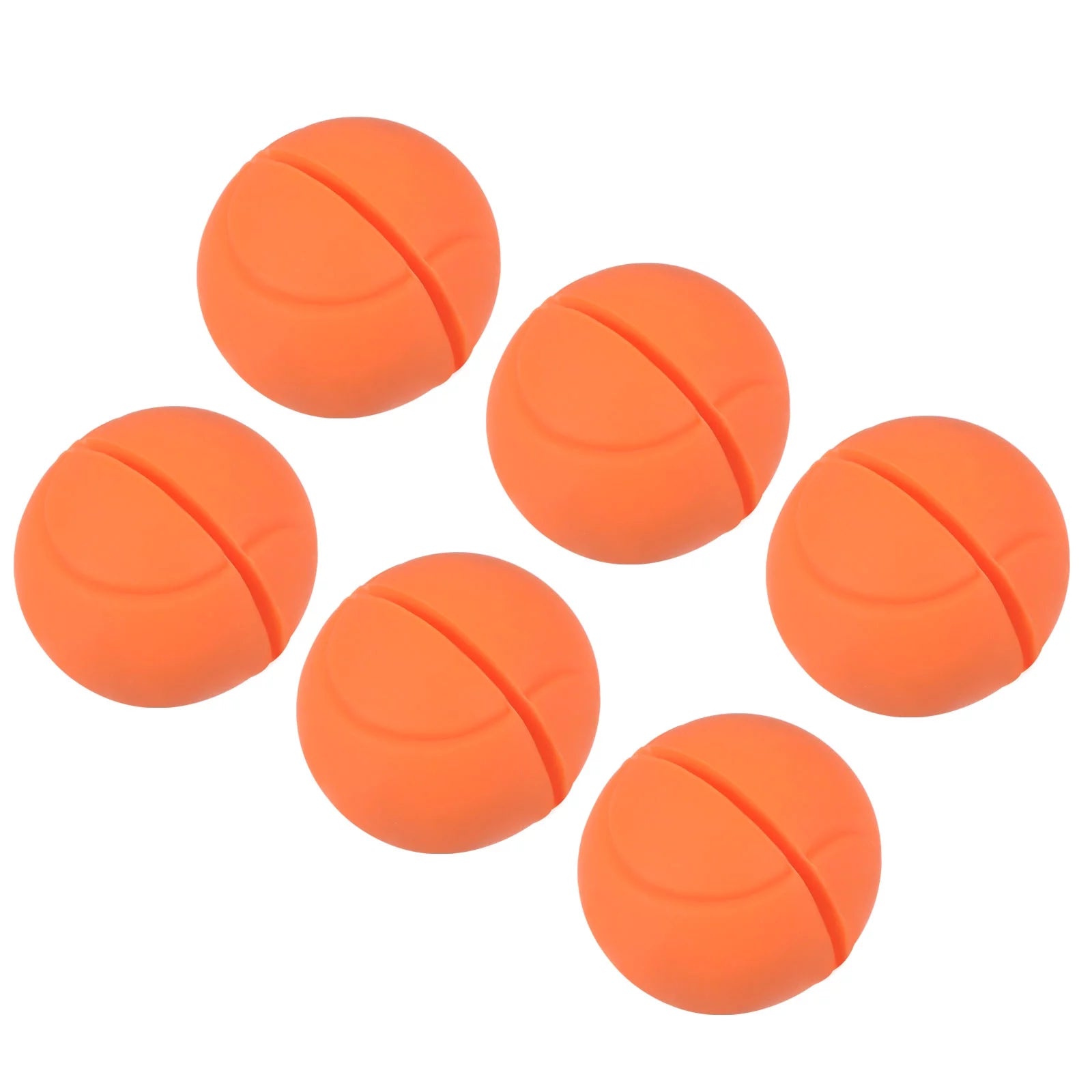 Uxcell Tennis Vibration Dampener, 6 Pack Silicone Shock Absorber Racket String Damping, Orange