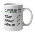 Smart British from Britain or England United Kingdom Themed Coffee & Tea Gift Mug (11oz)