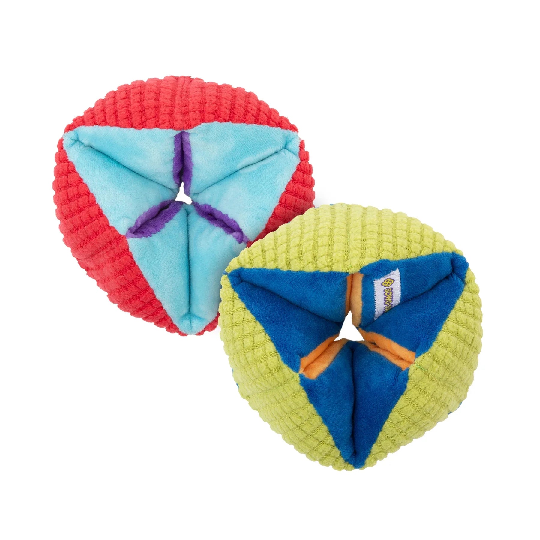 Weighted Plush Infinity Flipper Fidget Toy, 2-Pack Assorted Colors, Ages 3+