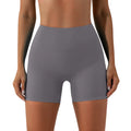 adviicd Gym Shorts for Women Casual Biker Shorts for Women ¨C High Waisted Tummy Control Workout Yoga Running Shorts (Grey,XL)
