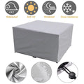 Rectangular Patio Furniture Covers Table Chair Cover Set Heavy Duty Waterproof for Outdoor Garden Furniture Care