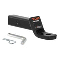 CURT 45033 Class 3 Trailer Hitch Ball Mount and Pin, Fits 2-Inch Receiver, 7,500 lbs, 1-Inch Hole, 2-In Drop, 3/4-Inch Rise