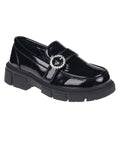 bebe Trendy Shoes Slip-on Mary Jane Loafers for Big Girls, Size 11