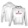 Men's ProSphere  White Santa Clara Broncos Beach Volleyball Name Drop Pullover Hoodie