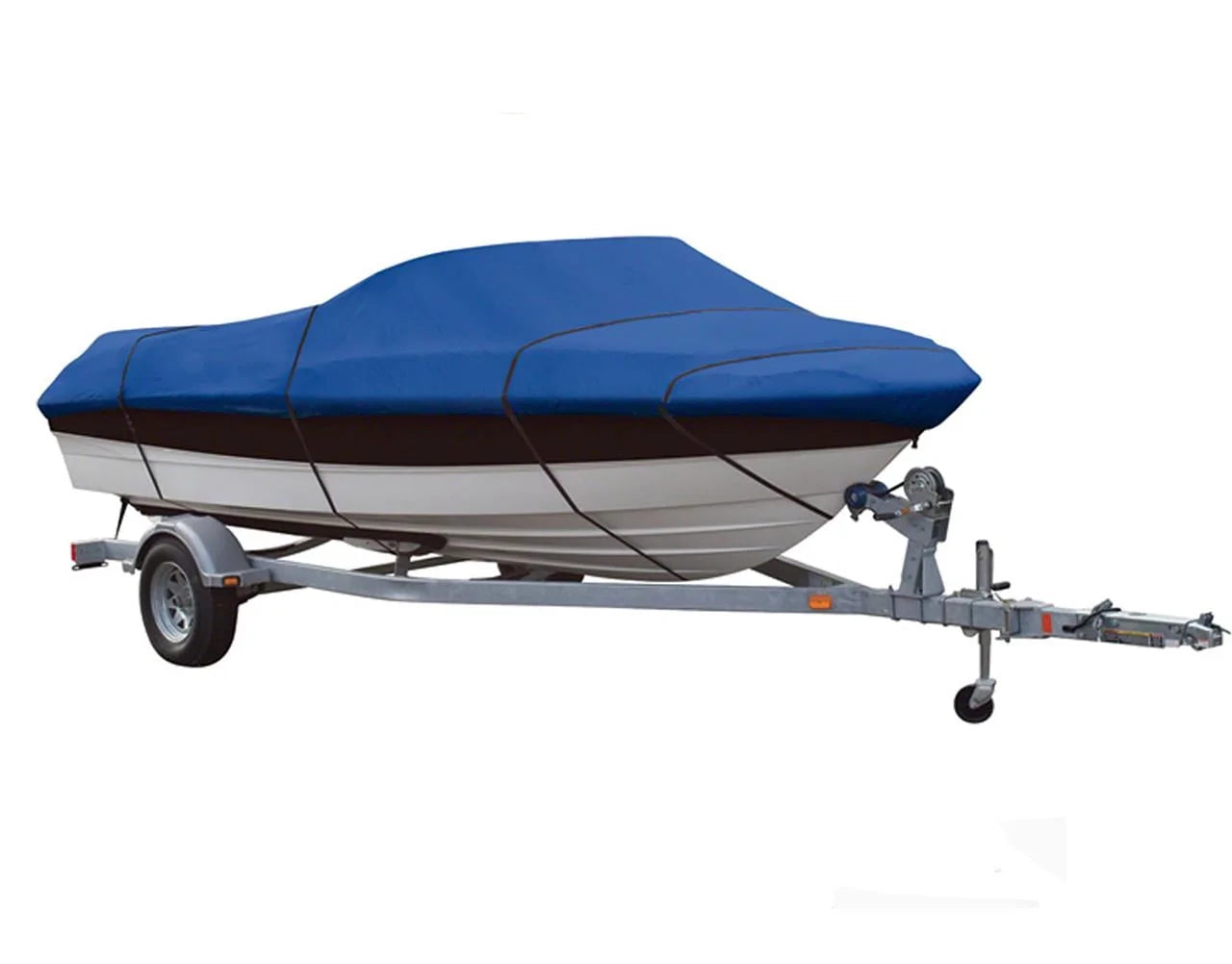 BLUE, GREAT QUALITY BOAT COVER Compatible for TRITON 173 SPORT 2003-2007
