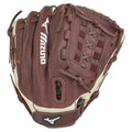 Mizuno Franchise Series Slowpitch Softball Glove 12.5, Size 12.5, Right Hand: Coffee-Silver (R883)