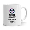 Tri Icon West Chazy Soccer Mom Ceramic Dishwasher And Microwave Safe Mug By Undefined Gifts