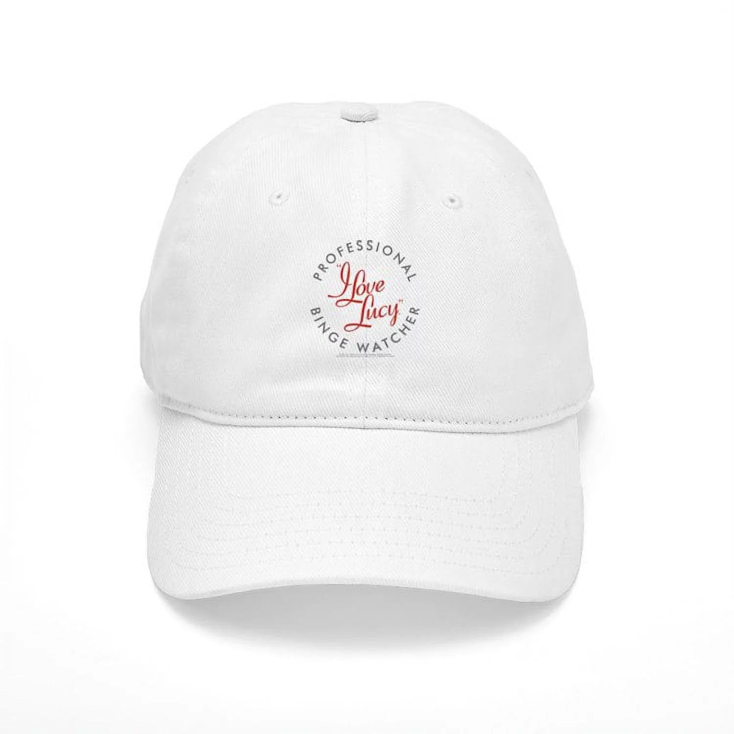 CafePress - Professional I Love Lucy Binge Watcher Cap - Printed Adjustable Cotton Canvas Baseball Hat