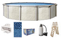 Lake Effect Pools Fallston 18' Round 52 Wall Above-Ground Swimming Pool, Full Start-up Kit