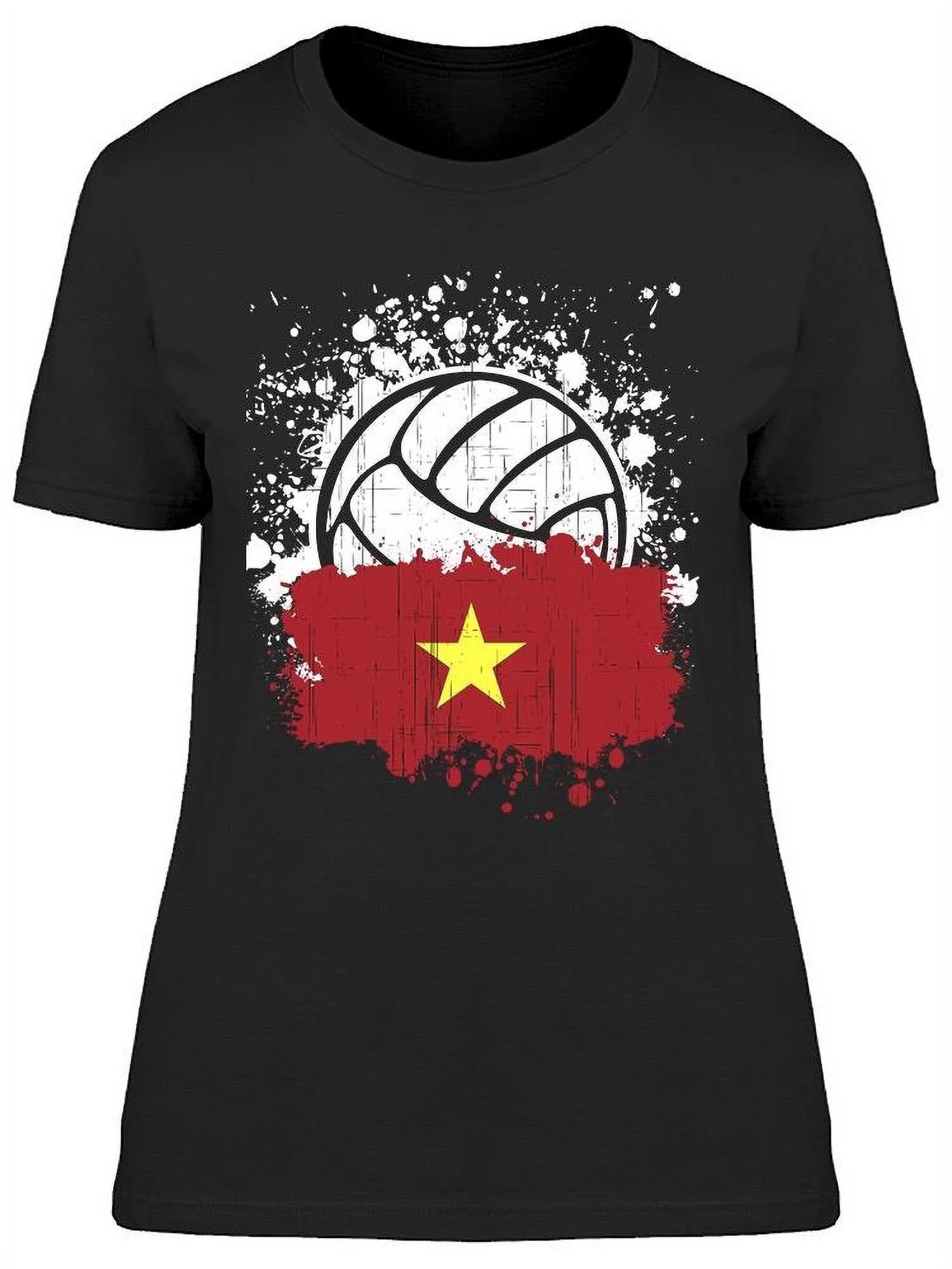 Vietnam Volleyball Team T-Shirt Women -Image by Shutterstock Women T-Shirt, Female Medium