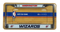 Washington NBA Wizards Chrome Metal License Plate Frame