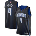 Unisex Nike Jalen Suggs Black Orlando Magic Swingman Jersey - Icon Edition