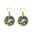 melbourne australia kangaroo tennis surfing ear dangle en drop earring jewelry woman
