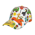 Coaee Transports With Animals Adjustable Fashionable Curved Brim Baseball Cap Outdoor Hat, Uv Protection And Non-Stuffy Baseball Cap