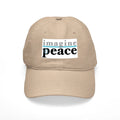 CafePress - Imagine Peace - Printed Adjustable Cotton Canvas Baseball Hat