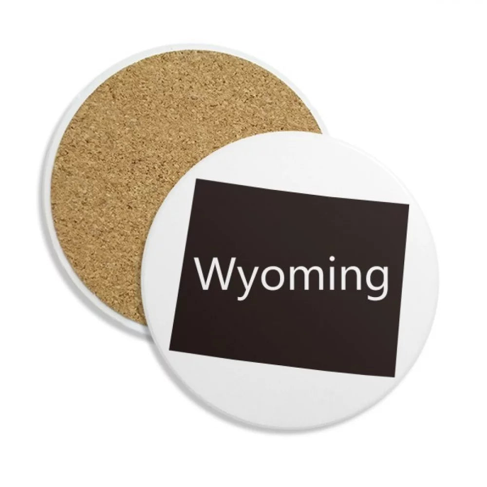Wyong The United States Of America Coaster Cup Mug Tabletop Protection Absorbent Stone