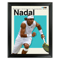 Rafael Nadal Framed Sports Art Photo by Thomas Maxwell
