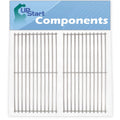 2-Pack BBQ Grill Cooking Grates Replacement Parts for Sams Y0660LP-2 - Compatible Barbeque Grid 18 3/4