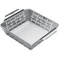 1 PK, Weber Style 7.5 In. W. x 2.38 In. H. x 9.5 In. L. Stainless Steel Vegetable Basket