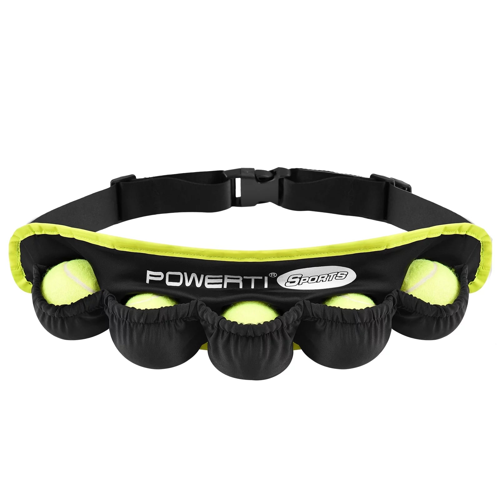 Tennis Ball Band for 5 Tennis Balls Holder Waist Bag Fanny Pack for Running Cycling Walking Jogging