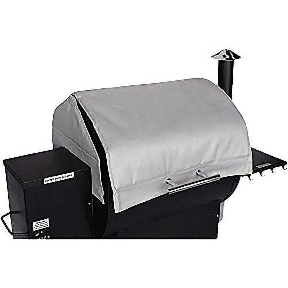 6004 Jim Bowie Insulated BBQ Grill Heavy-Duty Weather-Resistant ive Thermal Blanket, Grey