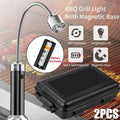 XAEIOW BBQ Grill Lights 9LED with Magnetic Black Set (Two Lights + Plastic Case) with 360¡ã Rotatable, High Brightness for Men, Magnetic Base, Super Bright LED