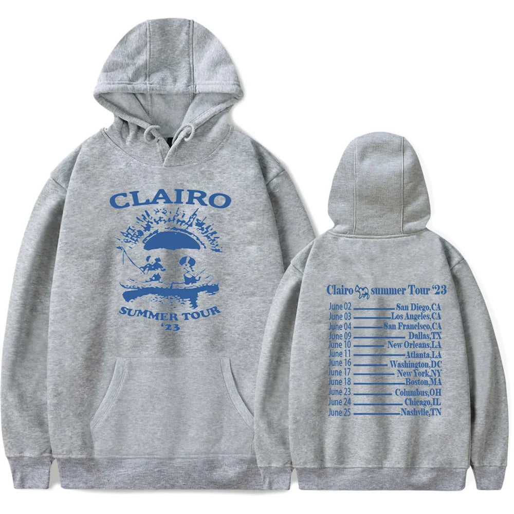 Clairo Merch Hoodie Summer Tour 2022 Men Women Singer Hoodies Boys Girls Hip Hop Sweatshirt Pullover