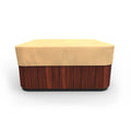 Budge Large Beige Patio Square Hot Tub Cover, All-Seasons
