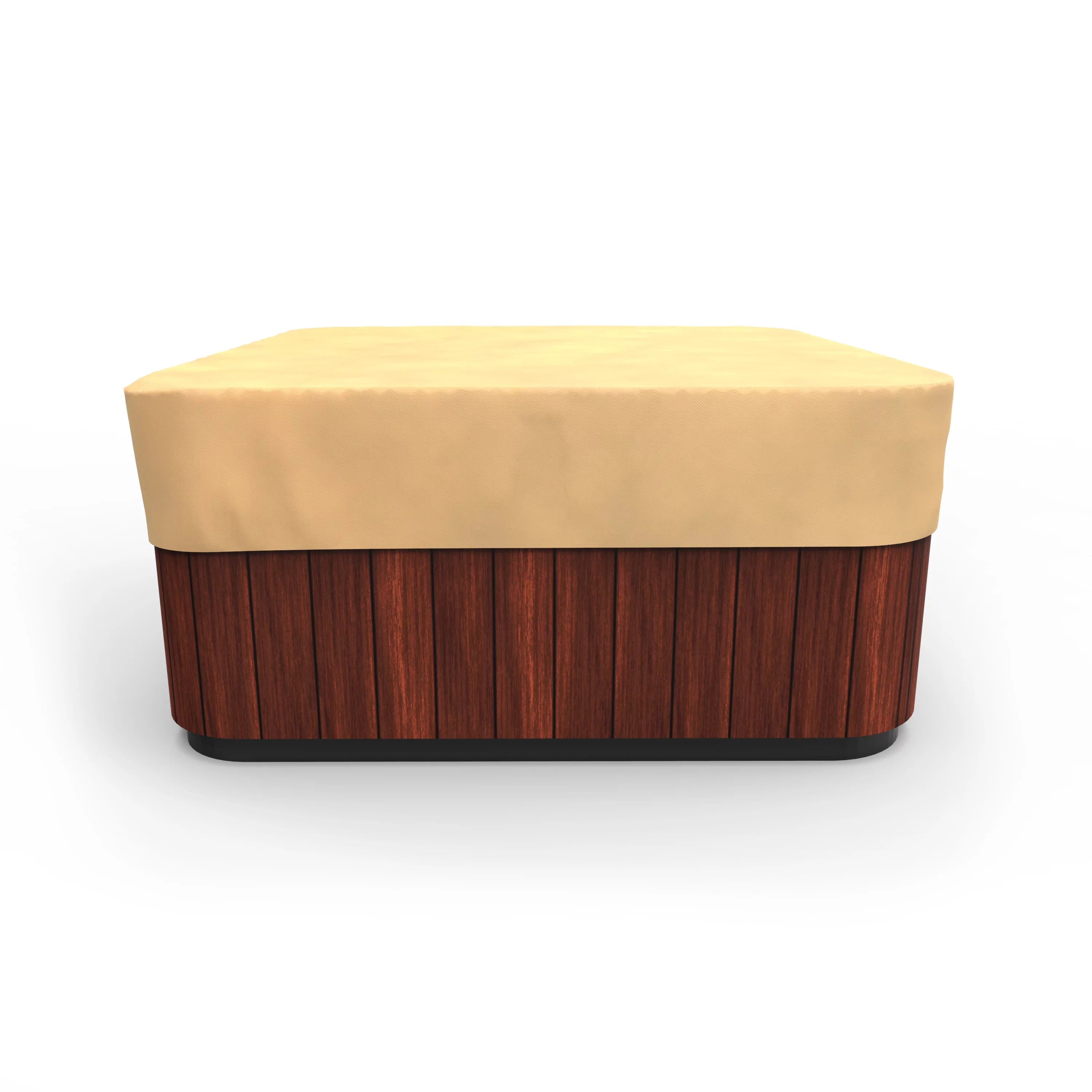 Budge Large Beige Patio Square Hot Tub Cover, All-Seasons