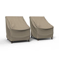 Budge Industries XSmall 27 x 30 x 31 Black Ivory StormBlock? Mojave Square Patio Chair Covers (2 Pack)
