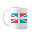 United Kingdom Flag Retro Style Mug Pottery Cerac Coffee Porcelain Cup Tableware