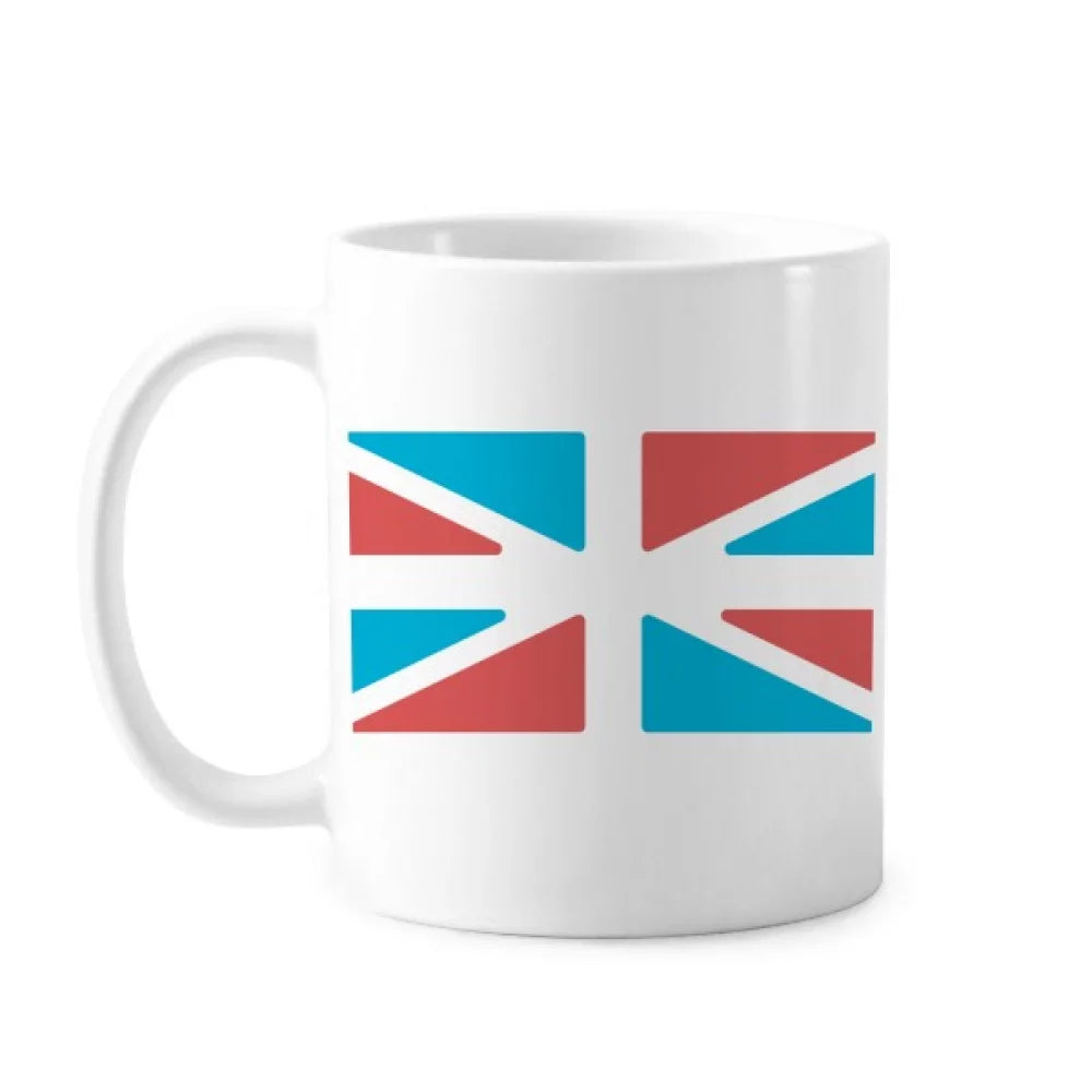 United Kingdom Flag Retro Style Mug Pottery Cerac Coffee Porcelain Cup Tableware