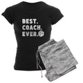 CafePress - Best Coach Ever Volleyball Pajamas - Women's Dark Pajamas