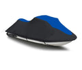 BLACK / BLUE HEAVY-DUTY, 600 DENIER Compatible for VX Sport Yamaha 2007 2008 2009 2010 2011 2012 2013 2014 Jet Ski PWC Cover