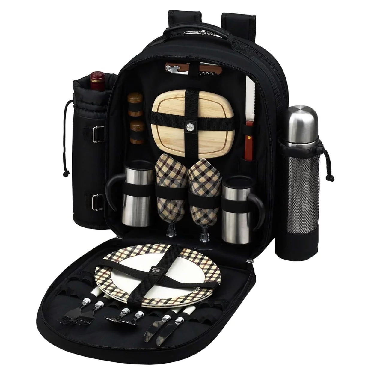 Picnic at Ascot Bold Coffee/Picnic Backpack for 2