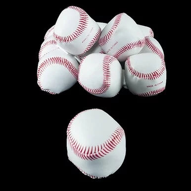 Soft Stuffed Baseballs - 12 per pack