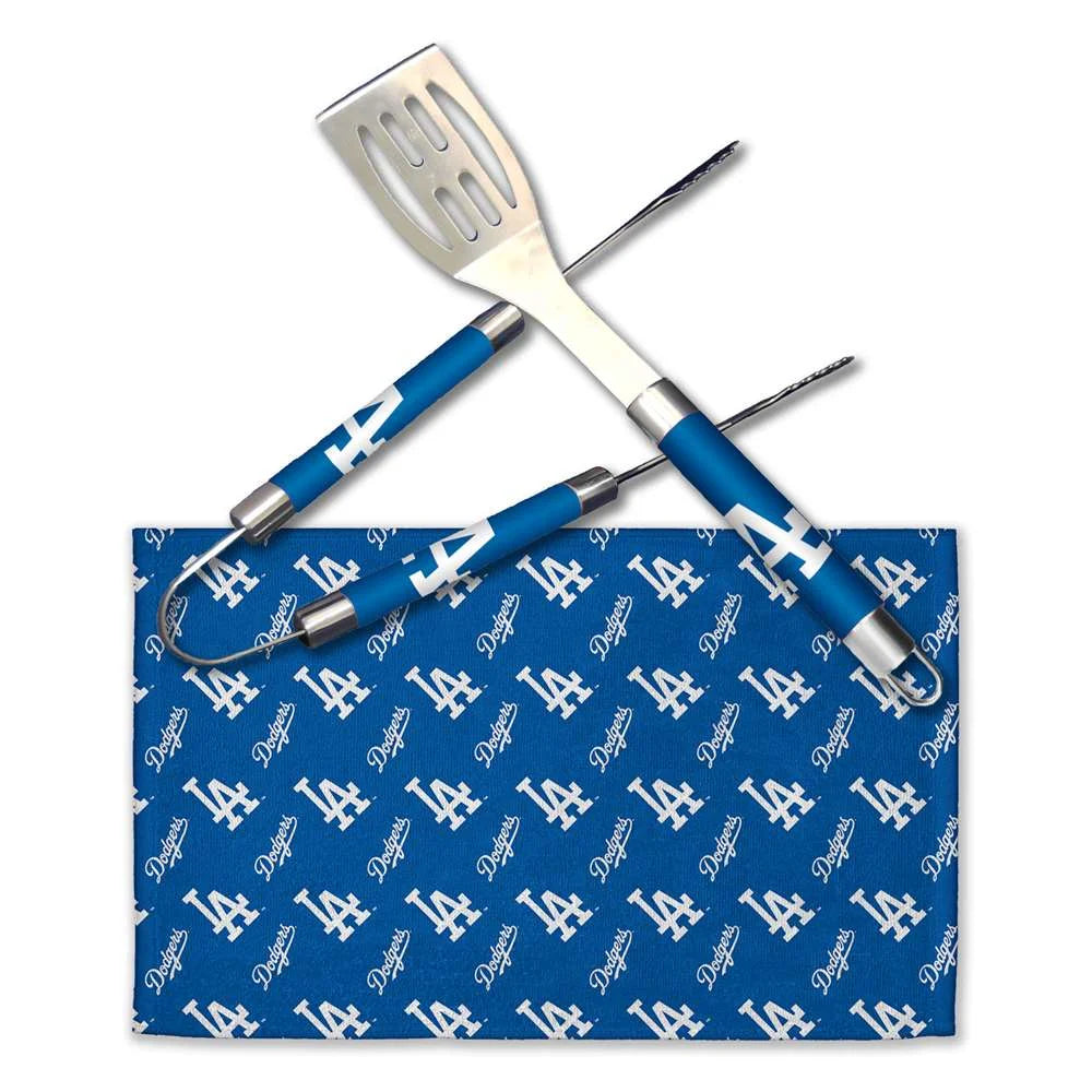 Los Angeles Baseball Dodgers BBQ Grill Utensil Set